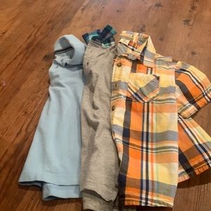 2 shirts from children’s place one button up cherokee